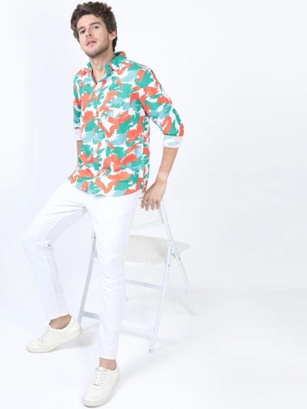 KETCH Men Solid Casual Multicolor Shirt - M
