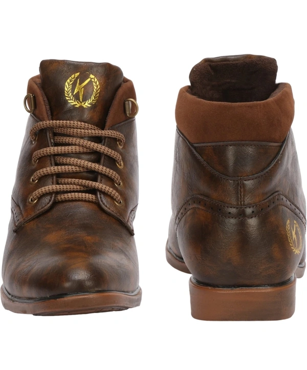Kraasa BeBop Boots For Men - 8, Morocco Brown