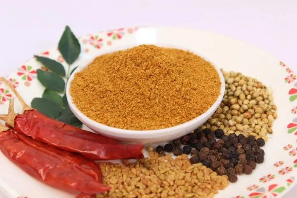 the Organic Coorg  Homemade Sambar Powder (With Garlic) - Web Orange, 250g