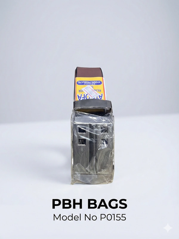 PBH BAGS Premium Men's Brown Formal Belt – Model P0155 (1.5 Inch Width) - Woody Brown