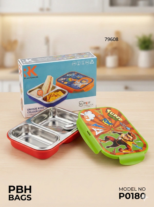 PBH BAGS / RK Plastoware Lunch Box (Model P0180) - Apple