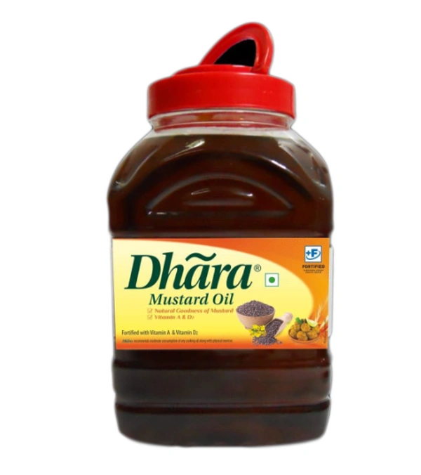Dhara Kacchi Ghani Sarso Oil, 5L