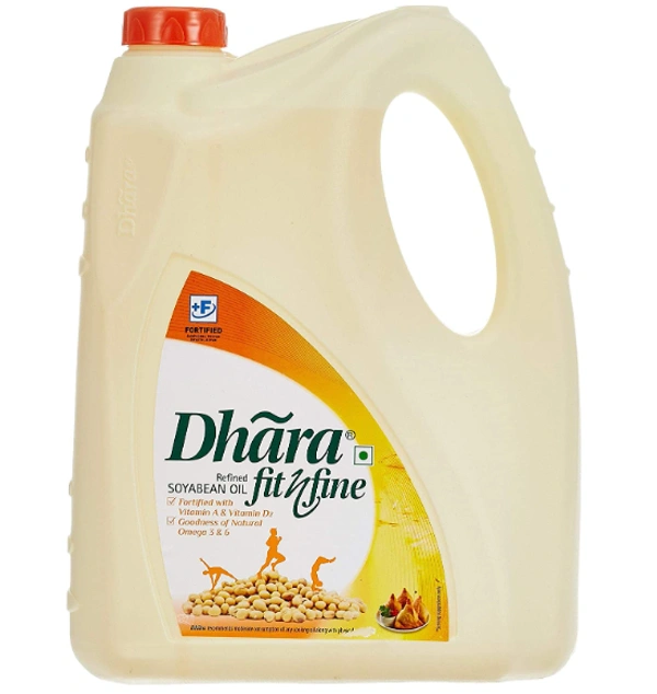 Dhara Soyabean Refine Oil - 5L