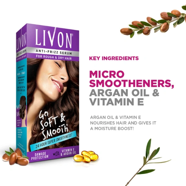 Livon Hair Serum for Women for Dry and Rough Hair - 50ml