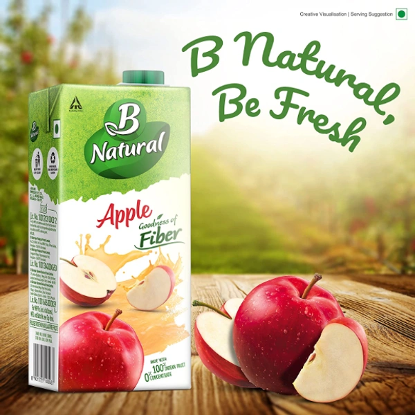 B Natural Apple Juice - 1L