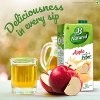 B Natural Apple Juice - 1L