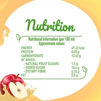 B Natural Apple Juice - 1L