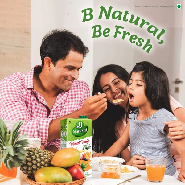 B Natural Mixed Fruit Juice - 1L
