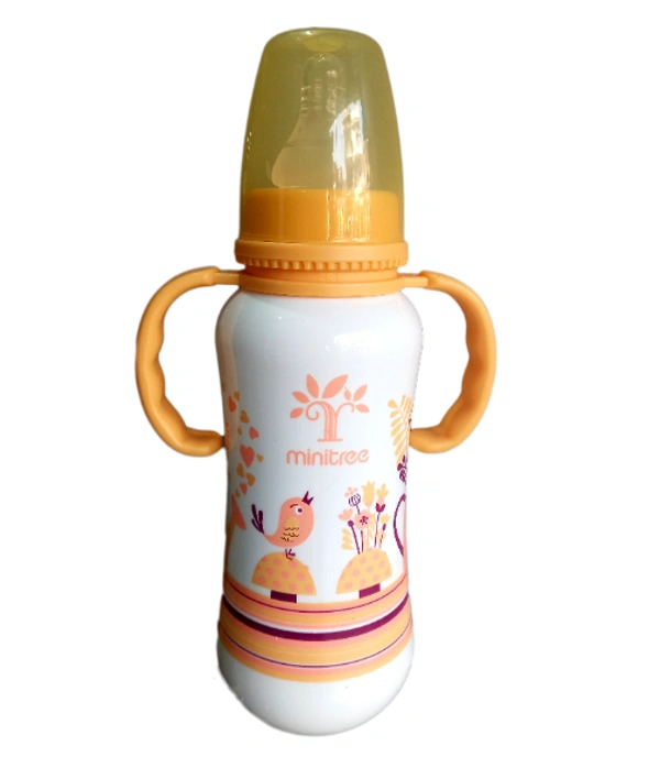 PP Baby Feeding Bottle With Handle 270ML