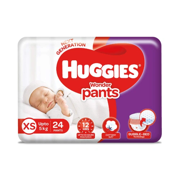 Huggies New Born (NB) Size Diaper, 24 Diapers