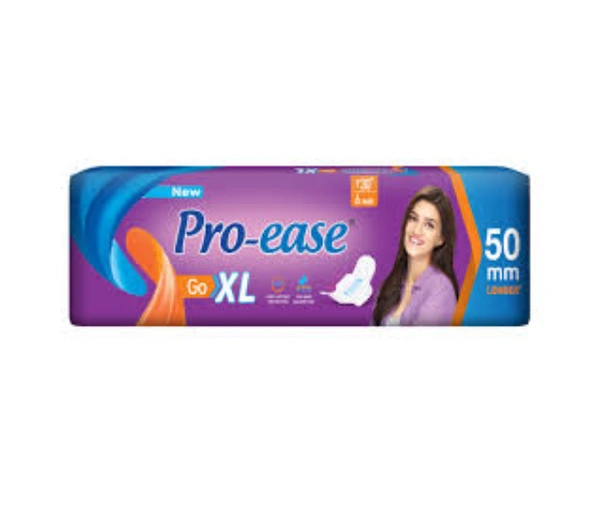 Pro Ease XL Pad, 6 Pads - 50mm Longer