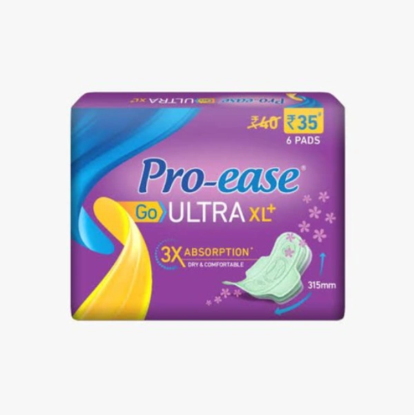 Pro Ease Ultra XL+ 3X Absorption Pads, 6 Pads - 315mm