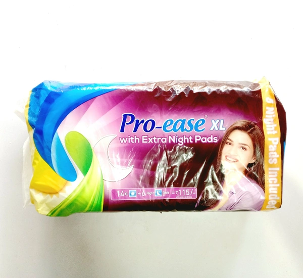Pro Ease XL With Extra Night Pads 14+6 Pads