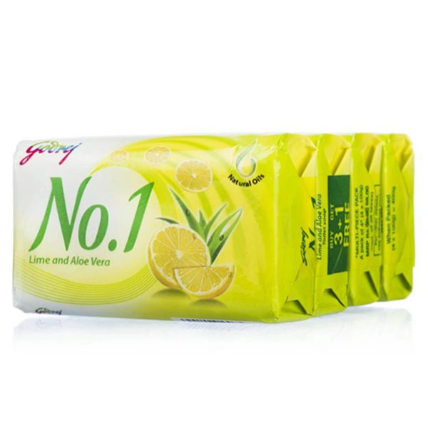 Godrej NO.1 Lime Soap 45G X 4 - Buy 3 Get 1 Free
