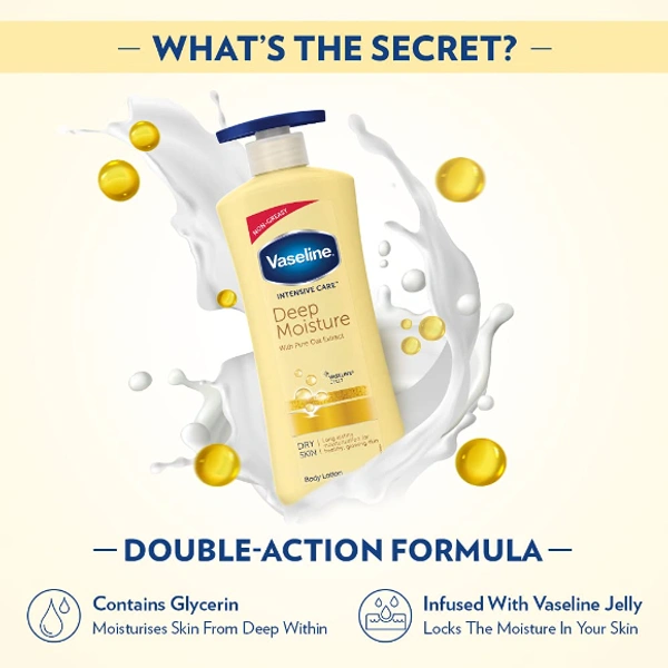 Vaseline Body Lotion Deep Moisture - 400ML