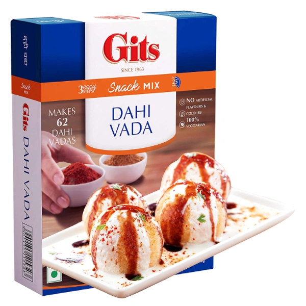 Gits Instant Dahi Vada Mix - 500g, Makes 62 Per Pack