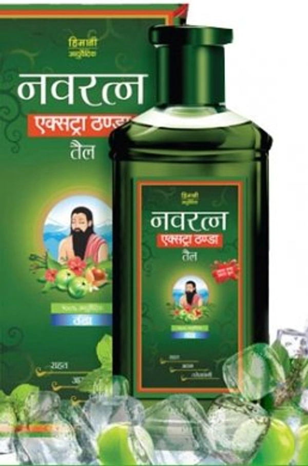 Navratna  Ayurvedic Oil Extra Thanda - 200ml