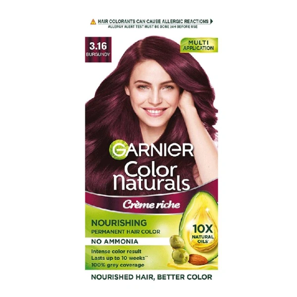 Garnier Naturals Burgundy Hair Color - 35ml+30g