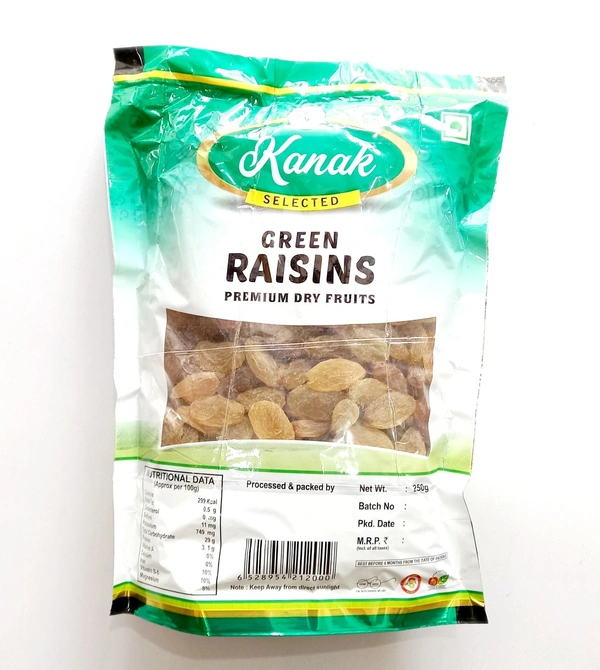 Kanak Green Raisins - Kishmish - 250g