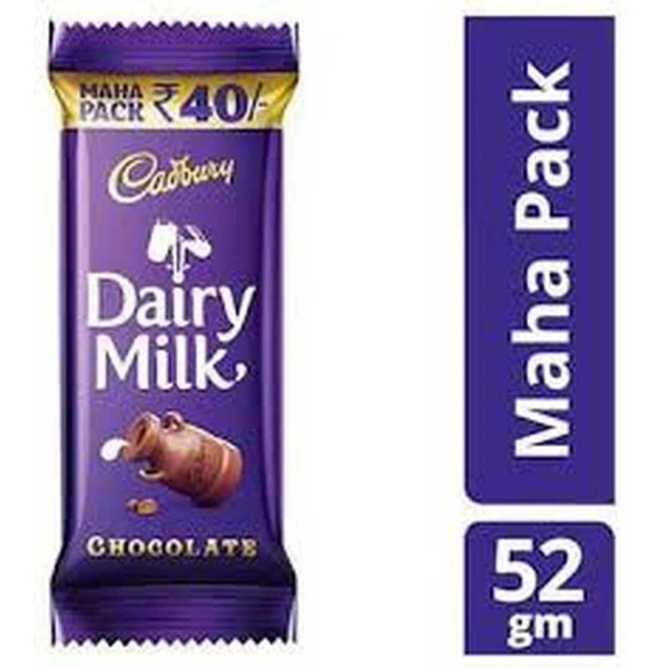 Cadbury Dairy Milk Chocolate RS.40 - 52g