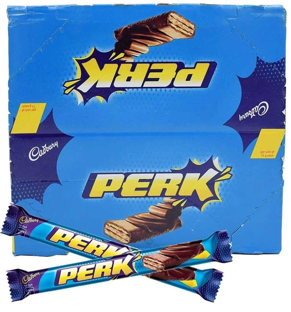 Cadbury Perk Chocolate Bar, 13G (Pack Of 30)