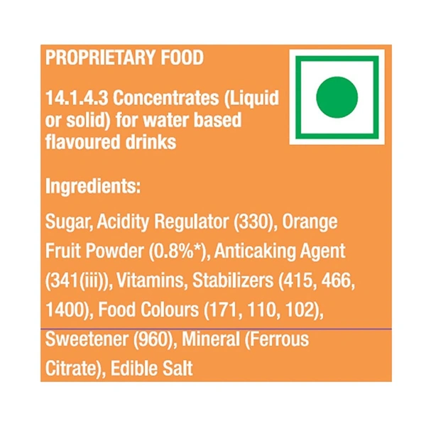Tang Orange Instant Drink Mix - 750G