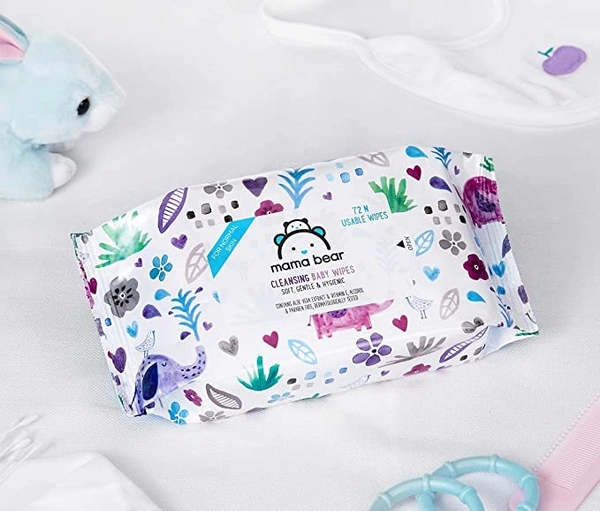 Mama Bear Baby Wipes - 72N