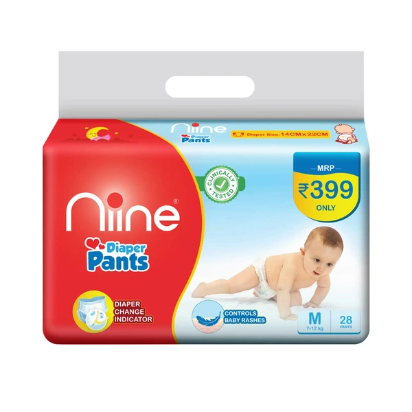 Niine Baby Diaper M Size - 28N
