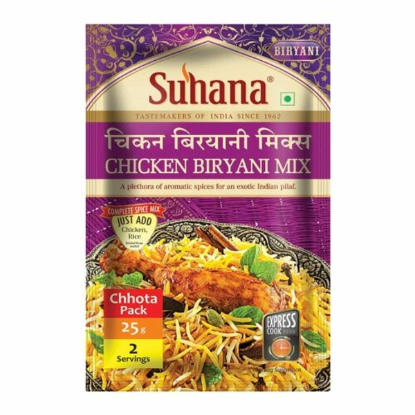 Suhana Chicken Biryani Masala 25G Sachet