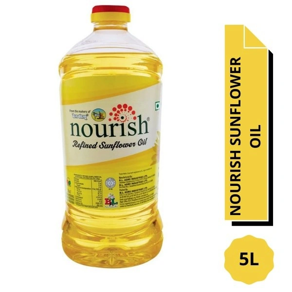Nourish Sunflower Refined Oil 5L