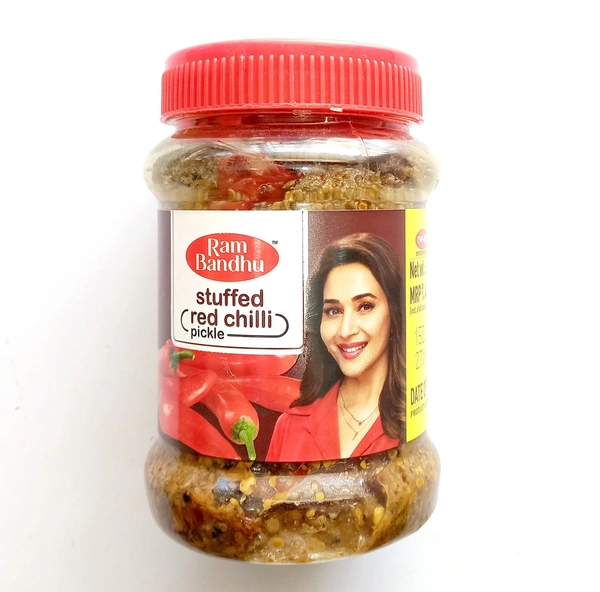 Ram Bandhu Stuffed Red Chilli Pickle 350G