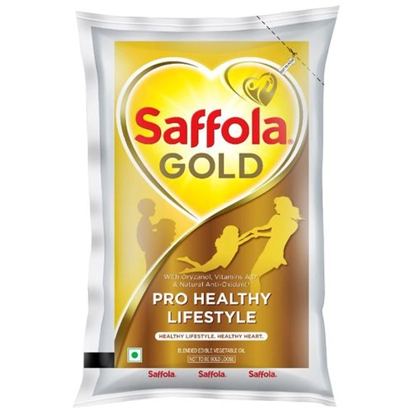 SAFFOLA GOLD RICE BRAN REFINED OIL 1LTS