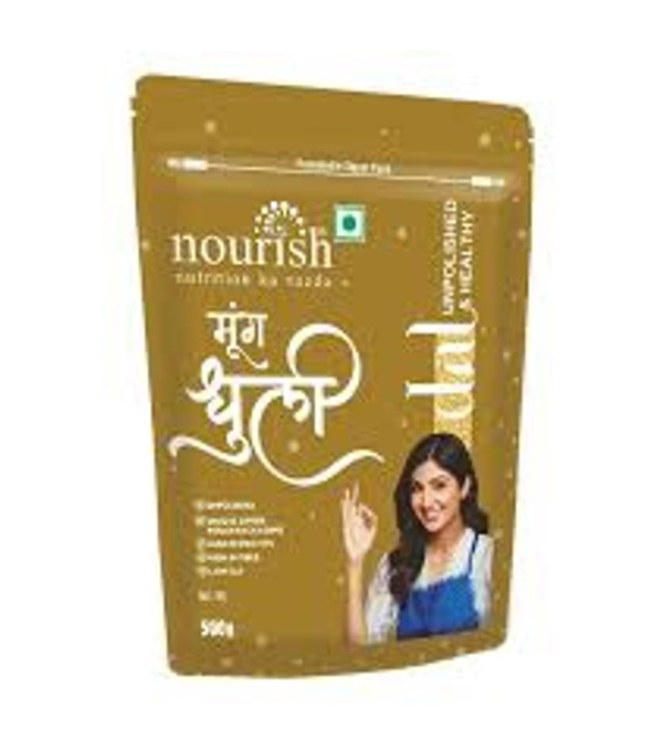 NOURISH  UNPOLISHED MOONG DAL DHULI 500gm
