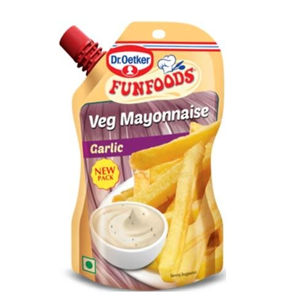DR OETKAR FUN FOODS VEG MAYONNAISE GARLIC  FUN FOODS VEG MAYONNAISE GARLIC 100gm