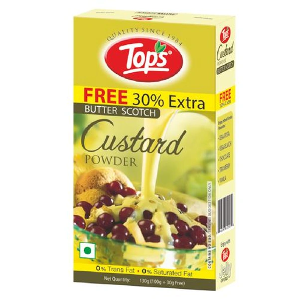 TOPS CUSTARD POWDER BUTTER SCOTCH 130gm