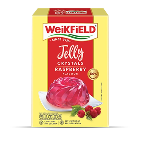 WEIKFIELD  JELLY CRYSTAL MIX ORANGE FLAVOURED 90gm