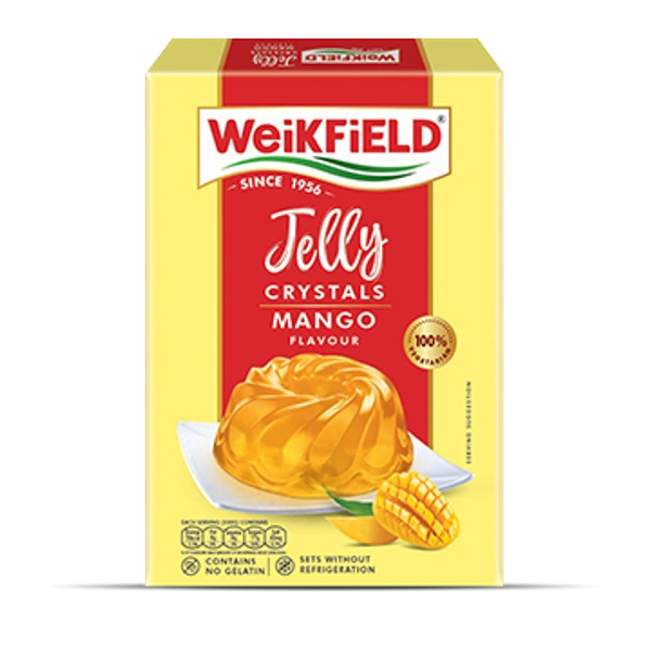 WEIKFIELD JELLY CRYSTAL MIX MANGO FLAVOURED 90gm