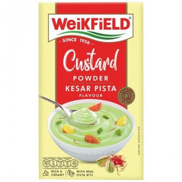 WEIKFIELD  CUSTARD POWDER KESAR PISTA 100gm