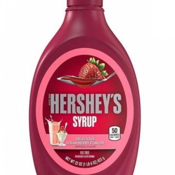 HERSHEY'S  SYRUP DELICIOUS STRAWBERRY FLAVOR 