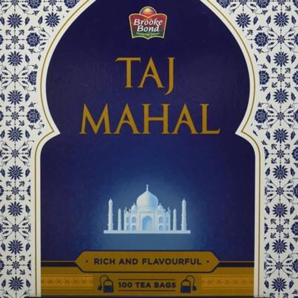 BROOKE BOND  TAJ MAHAL 100 TEA BAGS 
