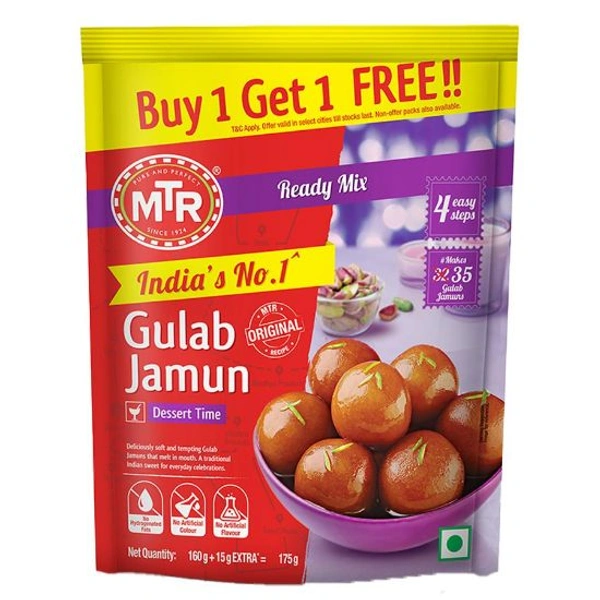 MTR  READY MIX GULAB JAMUN 160gm