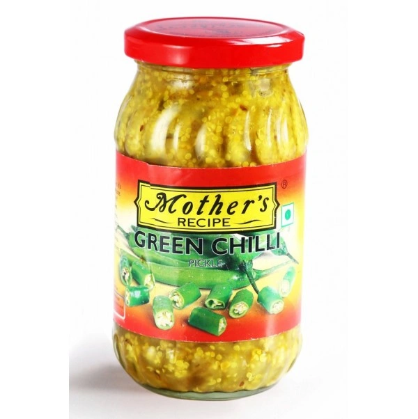 MOTHER'S RECIPE  GREEN CHILLI PICKLE  400gm