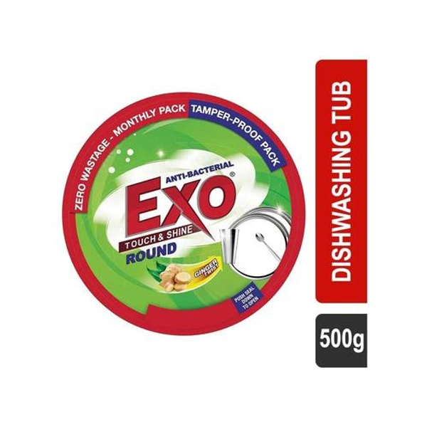 EXO DISHWASH BAR ROUND ANTI BACTERIAL 500gm