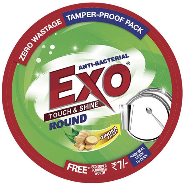 EXO DISHWASH BAR ROUND ANTI BACTERIAL 500gm