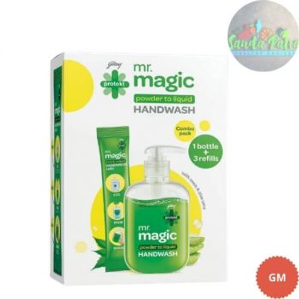 GODREJ PROTEKT  MAGIC POWDER TO LIQUID HANDWASH 1U Of 9g