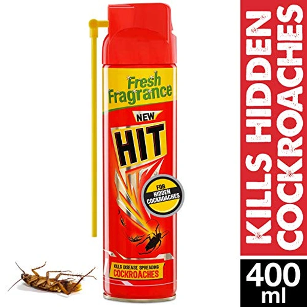 HIT FRESH FRAGRANCE KILL DISEASE SPREADING COCKROACHES 400ml
