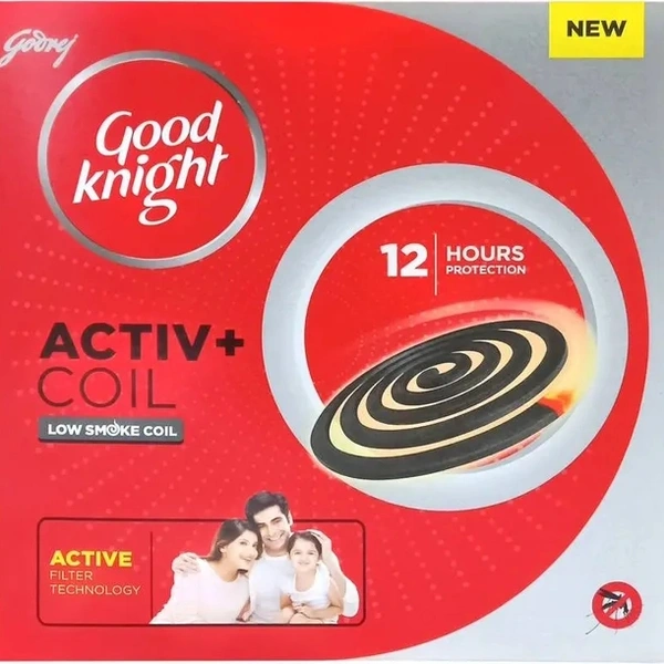 GODREJ GOOD KNIGHT  ACTIV+ COIL LOW SMOKE COIL 10N 