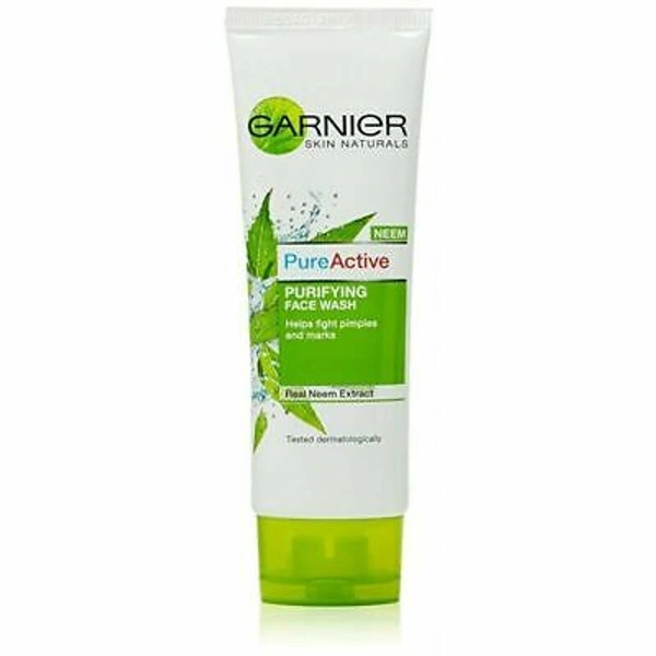 GARNIER SKIN NATURALS PURE ACTIVE PURIFYING FACE WASH 50gm