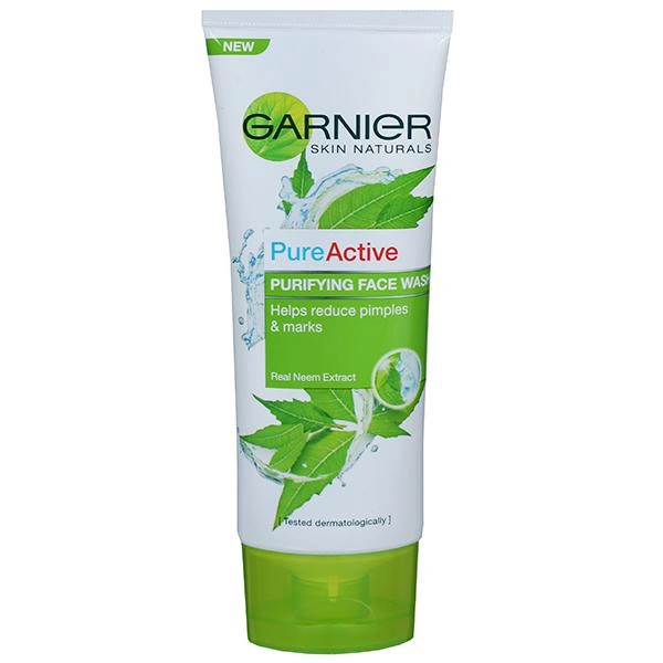GARNIER SKIN NATURALS PURE ACTIVE PURIFYING FACE WASH 50gm