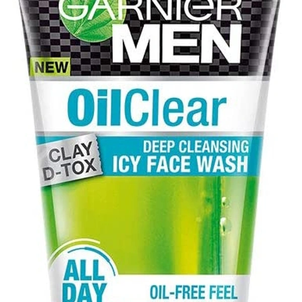GARNIER MEN  OIL CLEAR DEEP CLEANING ICY FACEWASH 50gm